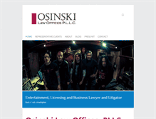 Tablet Screenshot of osinskilaw.com
